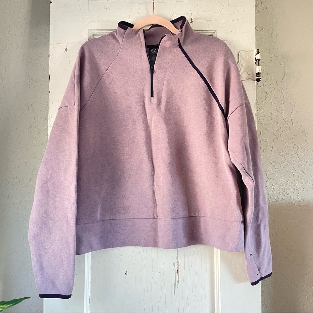 Champion Lavender Quarter-Zip Pullover‎